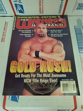 Pro Wrestling Illustrated Magazine December 1998 Bill Goldberg Undertaker Cb51
